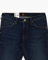 Lee Daren Zip Fly Męskie Spodnie Jeansowe Dark Pool L707DHAN 112331016